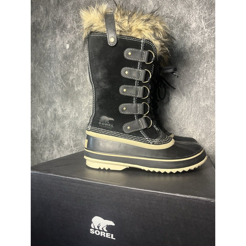 Sorel Joan of Arctic Boot Women, Size 6.5 Suede, Waterproof NEW